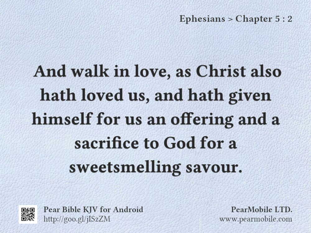 Ephesians, Chapter 5:2